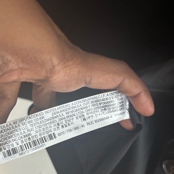 ZARA Blazer Women’s Black Single Button Jacket Fitted Career Office Workwear 8 - Picture 5 of 6